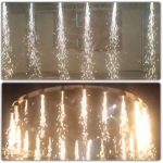 Maquina de Fuego Frio Efecto Cortina Remote Control Sparkler