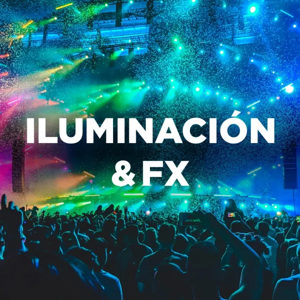 alquiler luces para fiesta